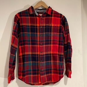 Boys flannel button down shirt